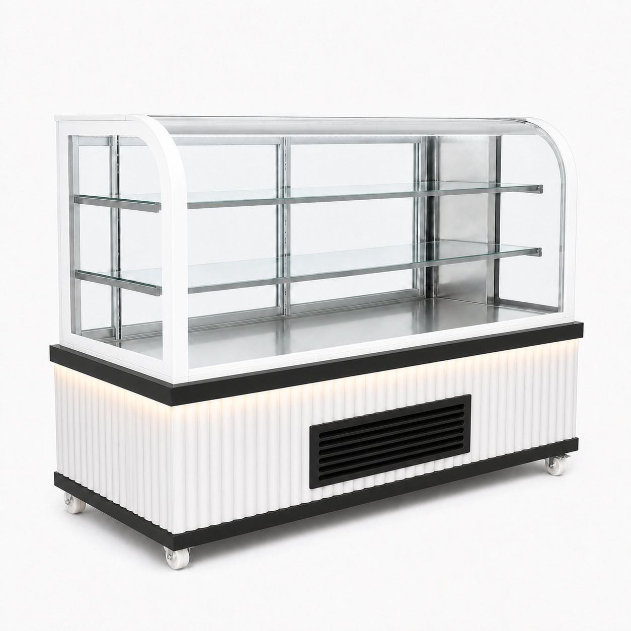 Bombe Cam · Mobilyalı — Curved Glass · Decorative Cladding