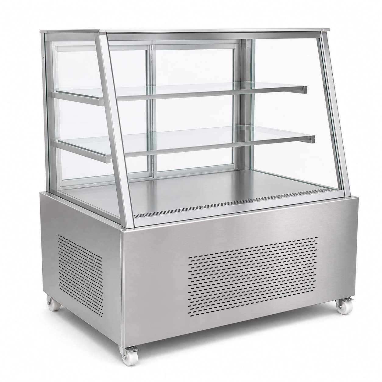 Eğimli Cam · Satine krom — Slanted Glass · Satin Stainless Steel